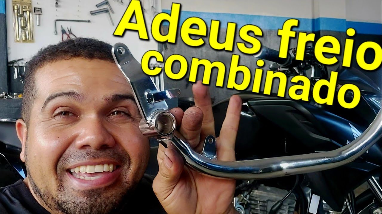 Como colocar pedal de freio da titan150 pra eliminar freio combinado da 160
