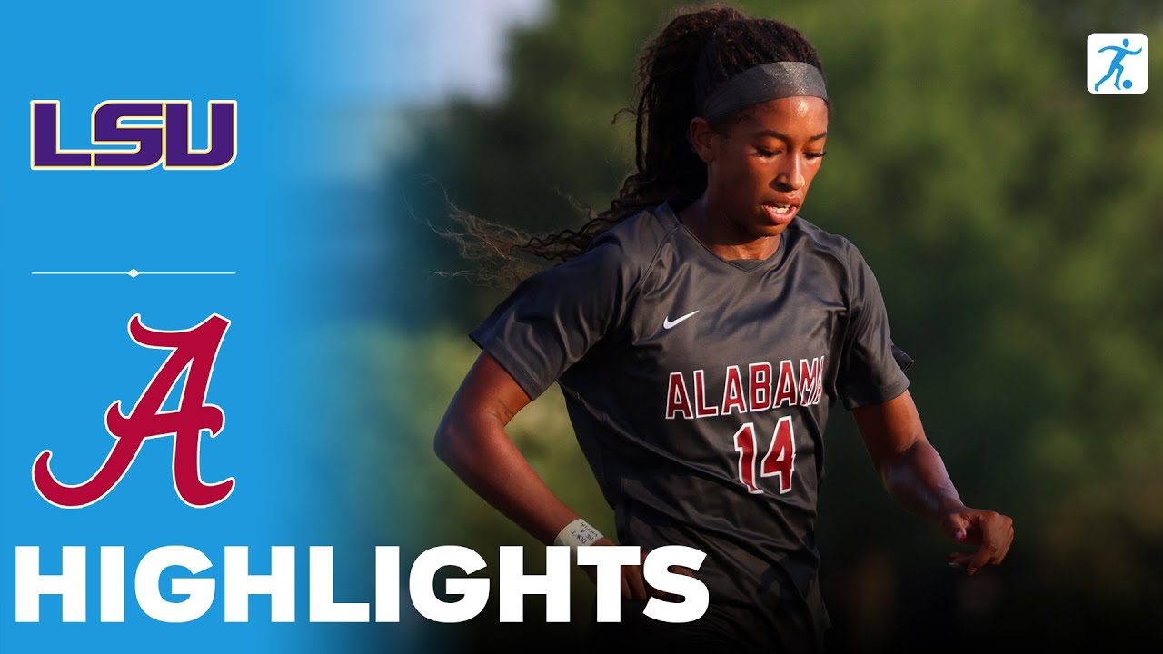 LSU vs Alabama | NCAA College Women's Soccer | Highlights - September 18, 2025