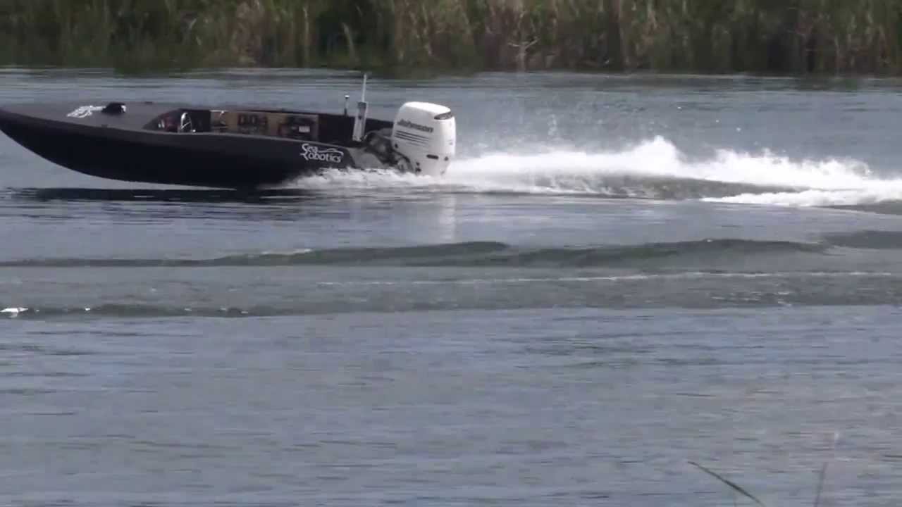 ROBOTIC BOAT USV UNMANNED SURFACE VEHICLE AUTONOMOUS TARGET