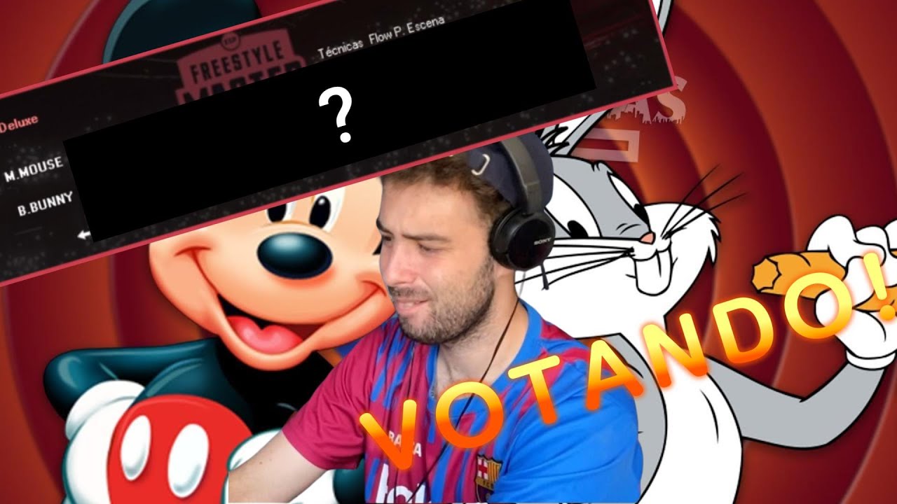 VOTANDO LA BATALLA DE MICKEY MOUSE VS BUGS BUNNY! - Santi_FS08