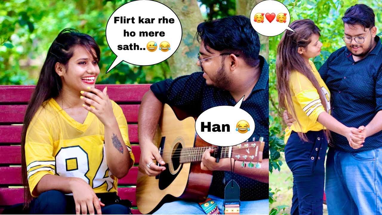 Totla (तोतला) Singing Prank | Picking up Cute girl | awasome Songs & Reaction Video | by Ashish
