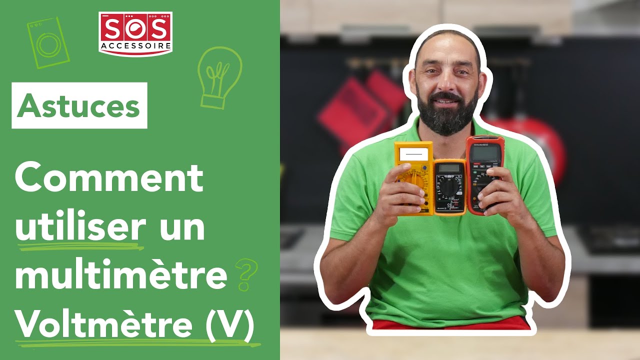 🔎 Comment utiliser un multimètre : La tension, courant alternatif, courant continu (Voltmètre)