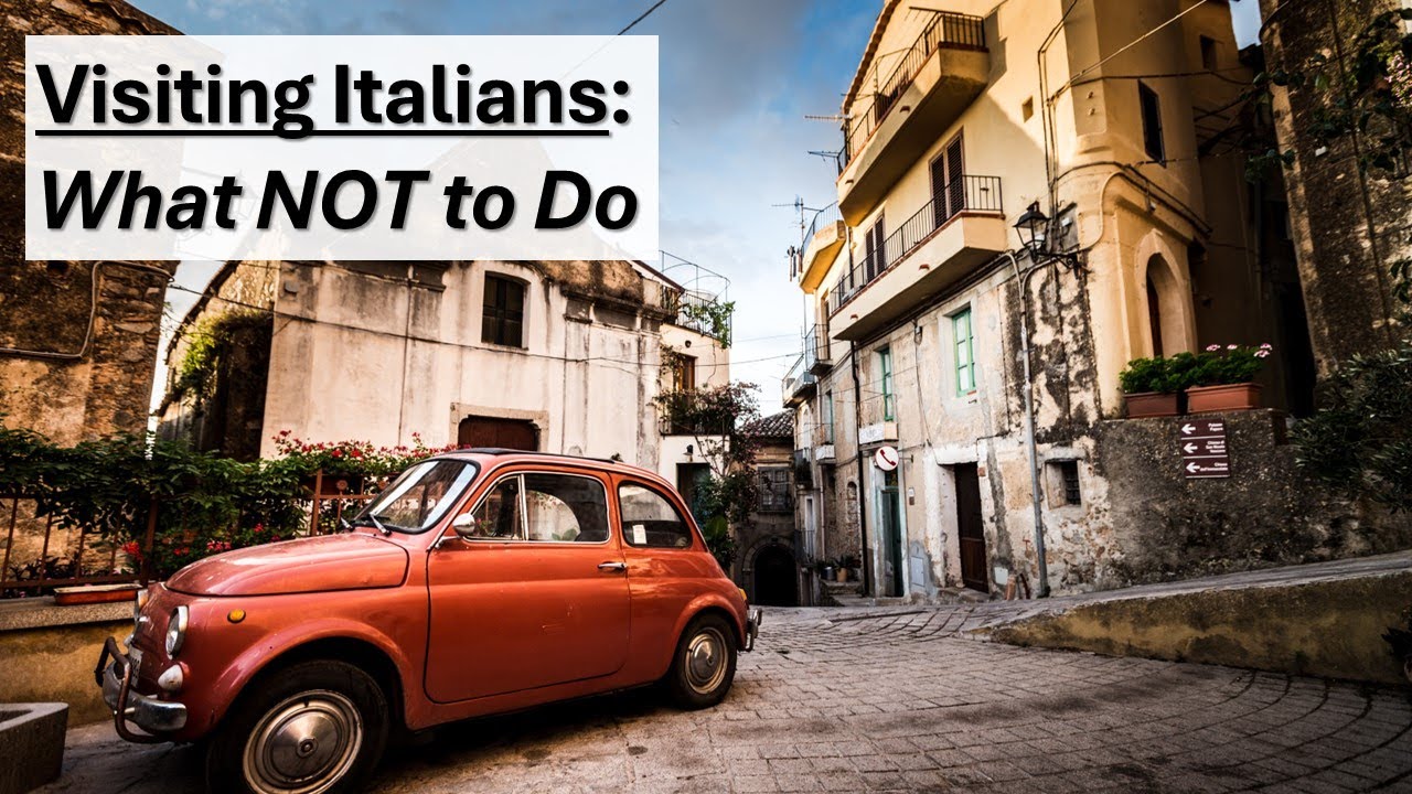 Cultural Rules: 8 things you should NEVER DO when visiting Italians