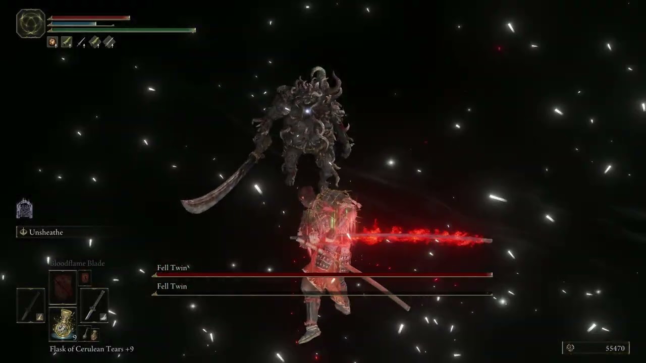 Blood Samurai vs Fell Twin (NO HIT) - Elden Ring Boss 137/165