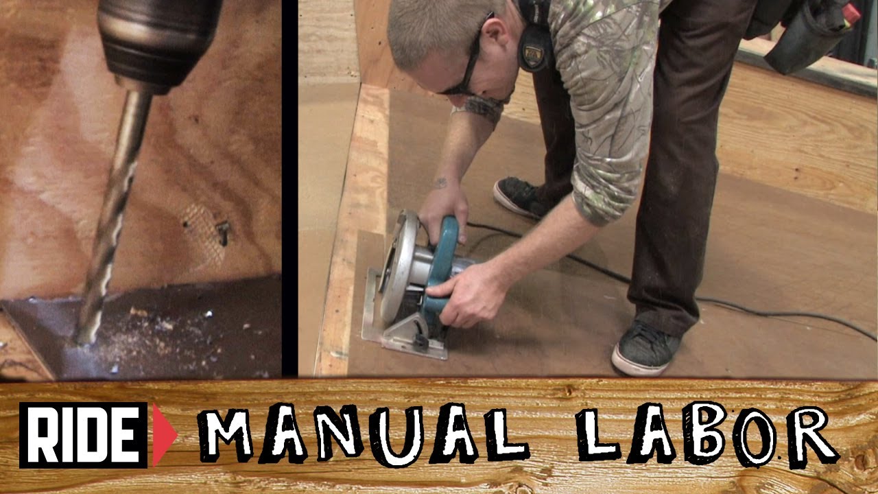 How-To Build a Skatepark - Bank Ramps: Skatelite - Manual Labor