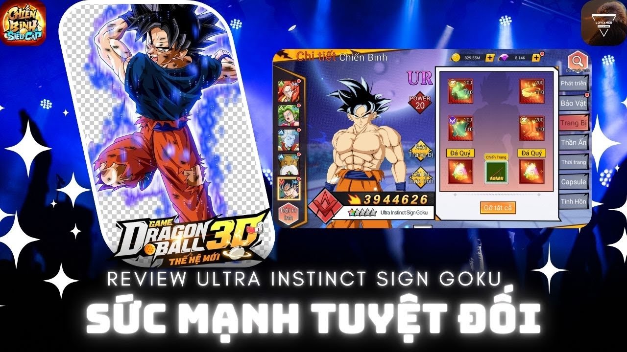 Chiến Binh Siêu Cấp - Review Goku vô cực Đẹp nhưng liệu có mạnh