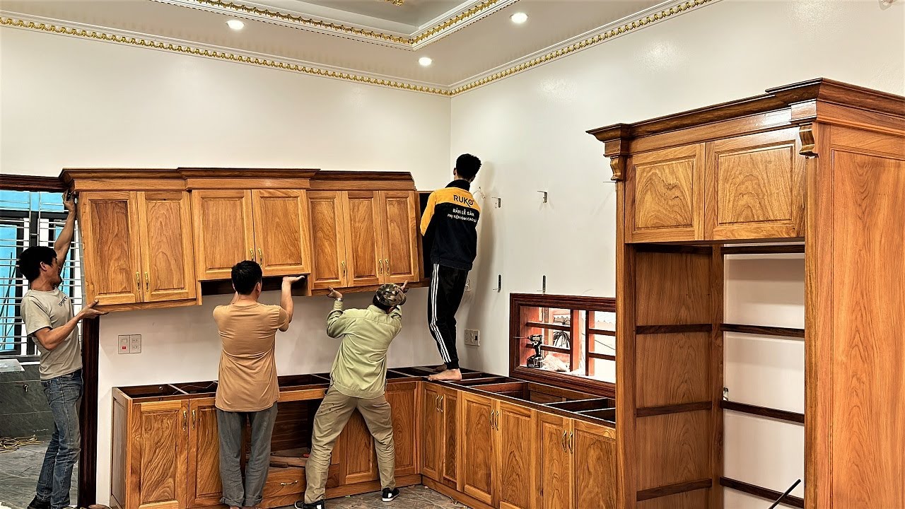 Amazing Design Ideas Double Square Kitchen Cabinet // How To Update Kitchen Room & Ingenious Skills