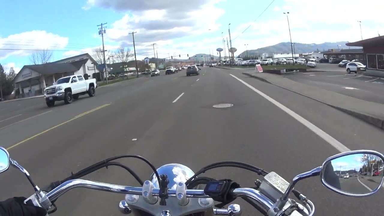 Riding 2003 Suzuki Volusia