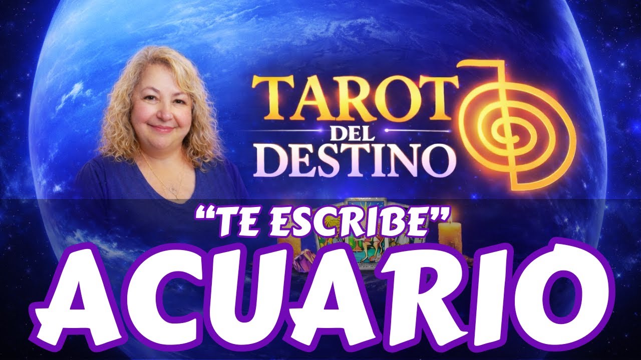 ACUARIO ♒ TIENES DUDAS… PERO ESTA PERSONA TE CONTACTA | Tarot del Destino #acuario