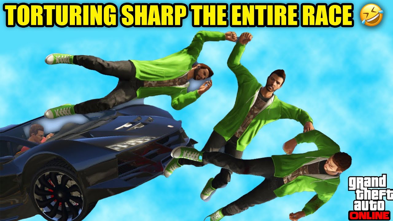 TORTURING SHARP THE ENTIRE RACE 🤣 (GTA 5 FUNNY MOMENTS)- Black FOX Tamil Gaming