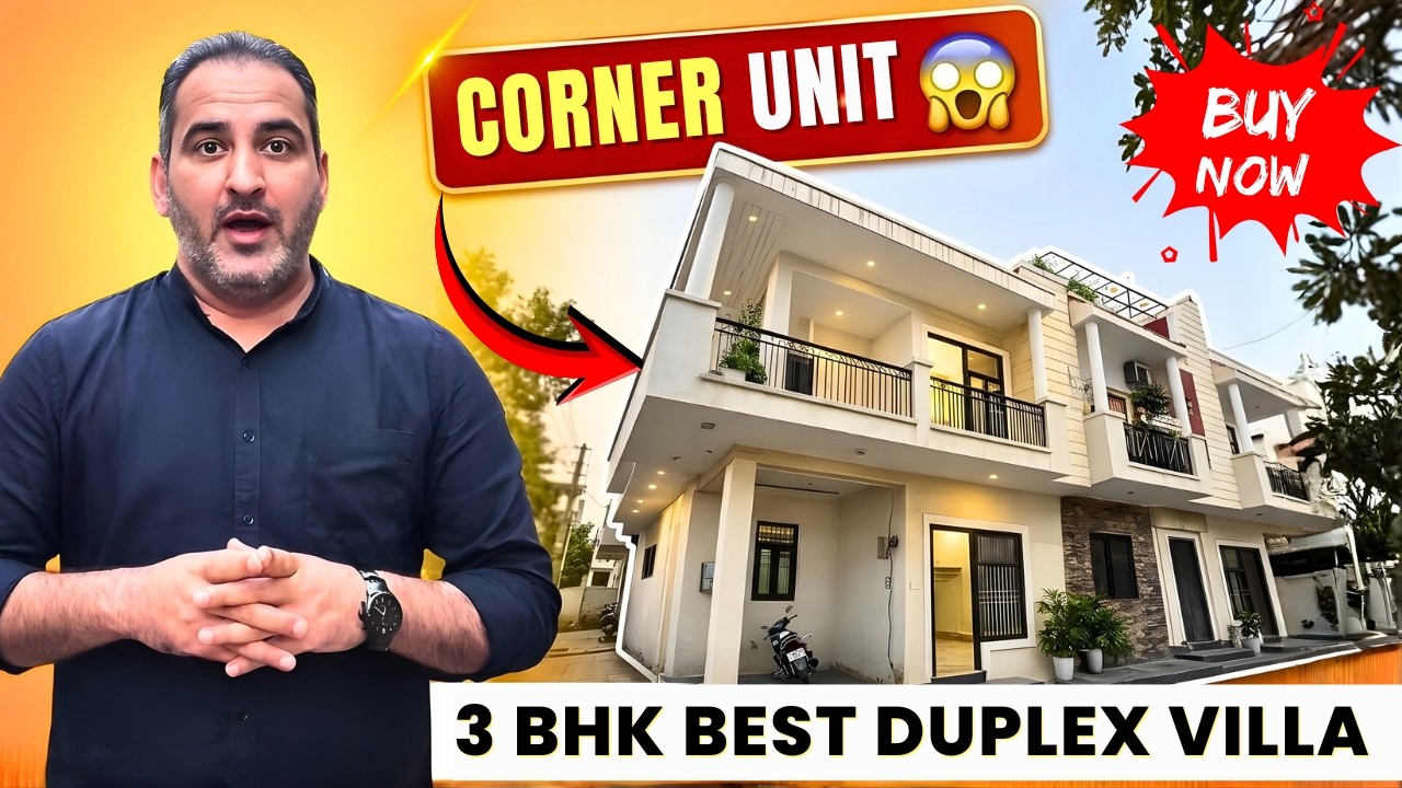 😍 Corner Duplex Villa Tour | Sindhuja Greens | Ready to Move | Villas in Noida Extension