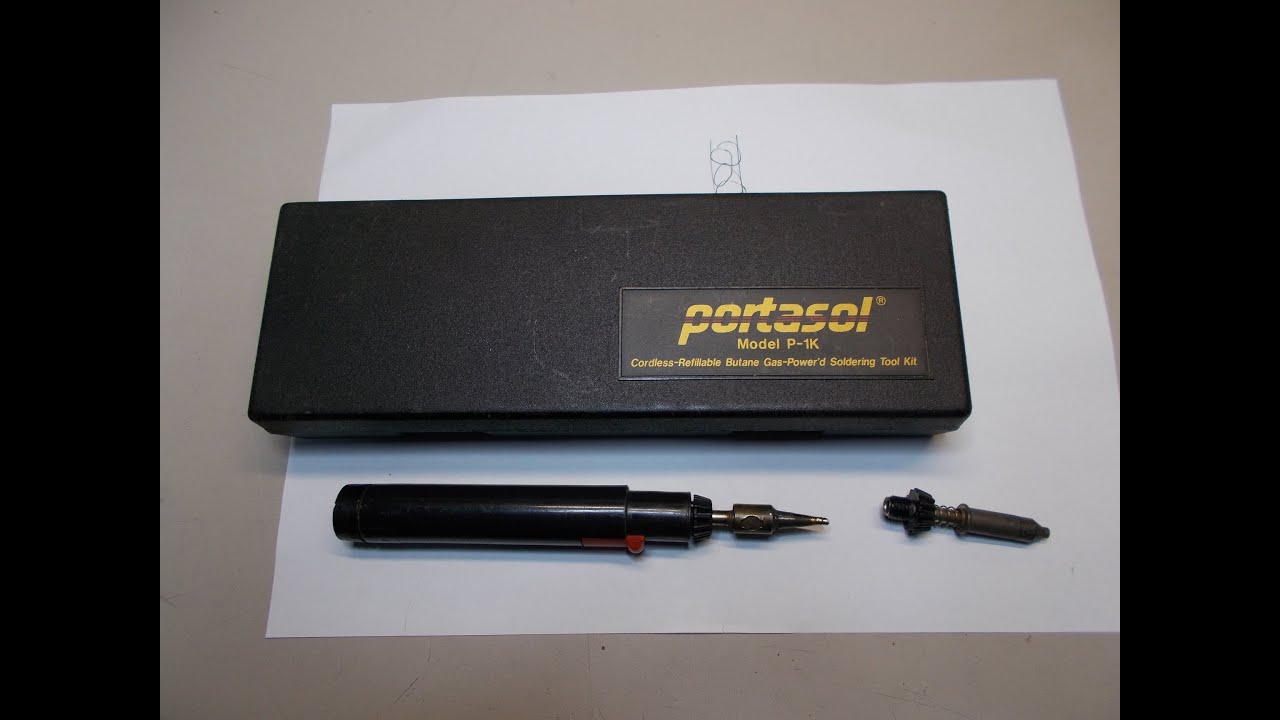 PORTASOL Model P-1K Soldador de estaño a gas (Reparado)