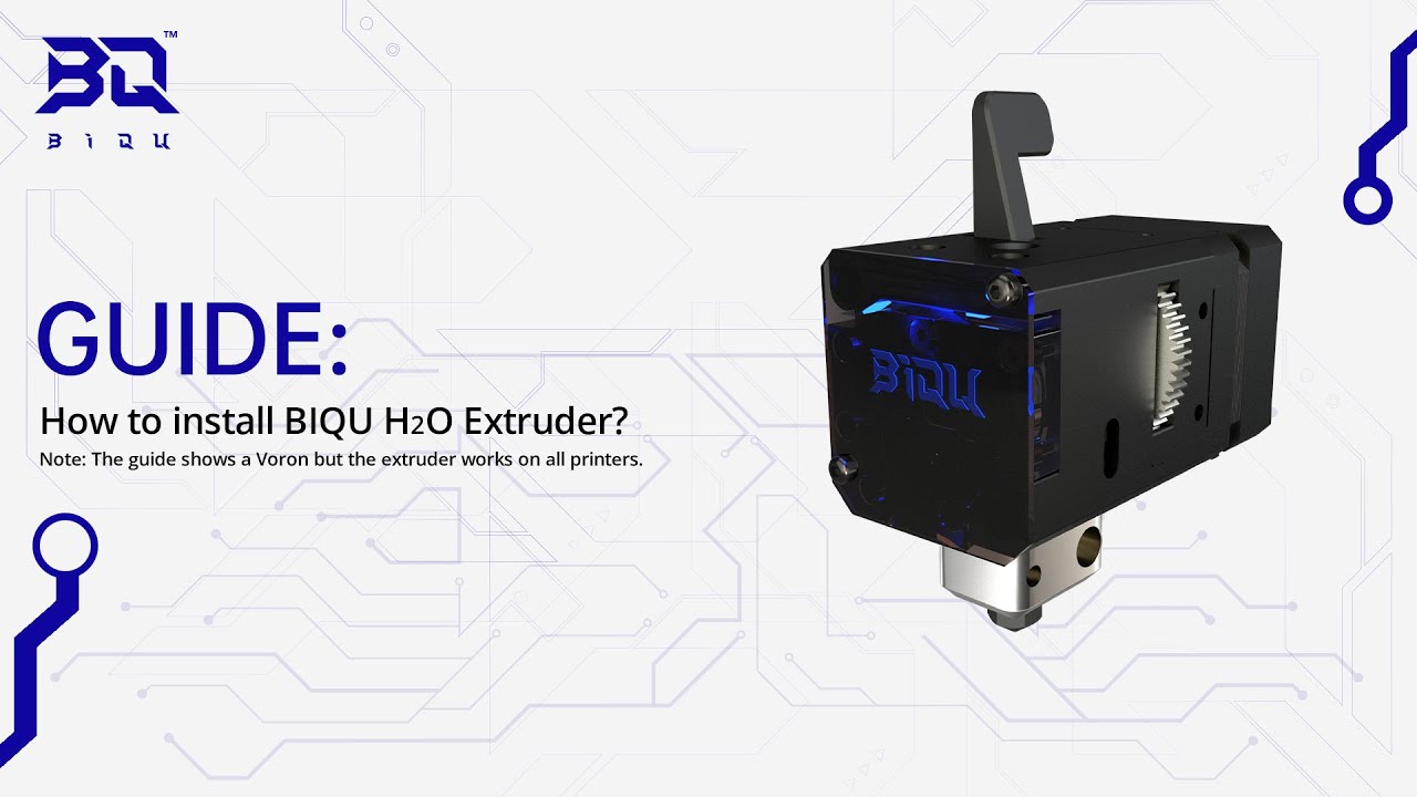 Guide🗂️How to install BIQU H2O Extruder?