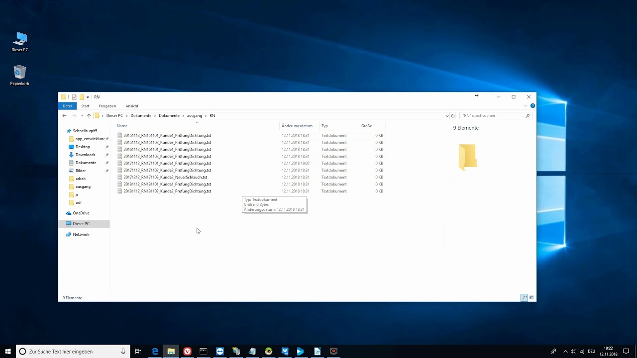 Windows 10 Dateisuche :: Teil 1 :: Dateinamen und einfache Suche