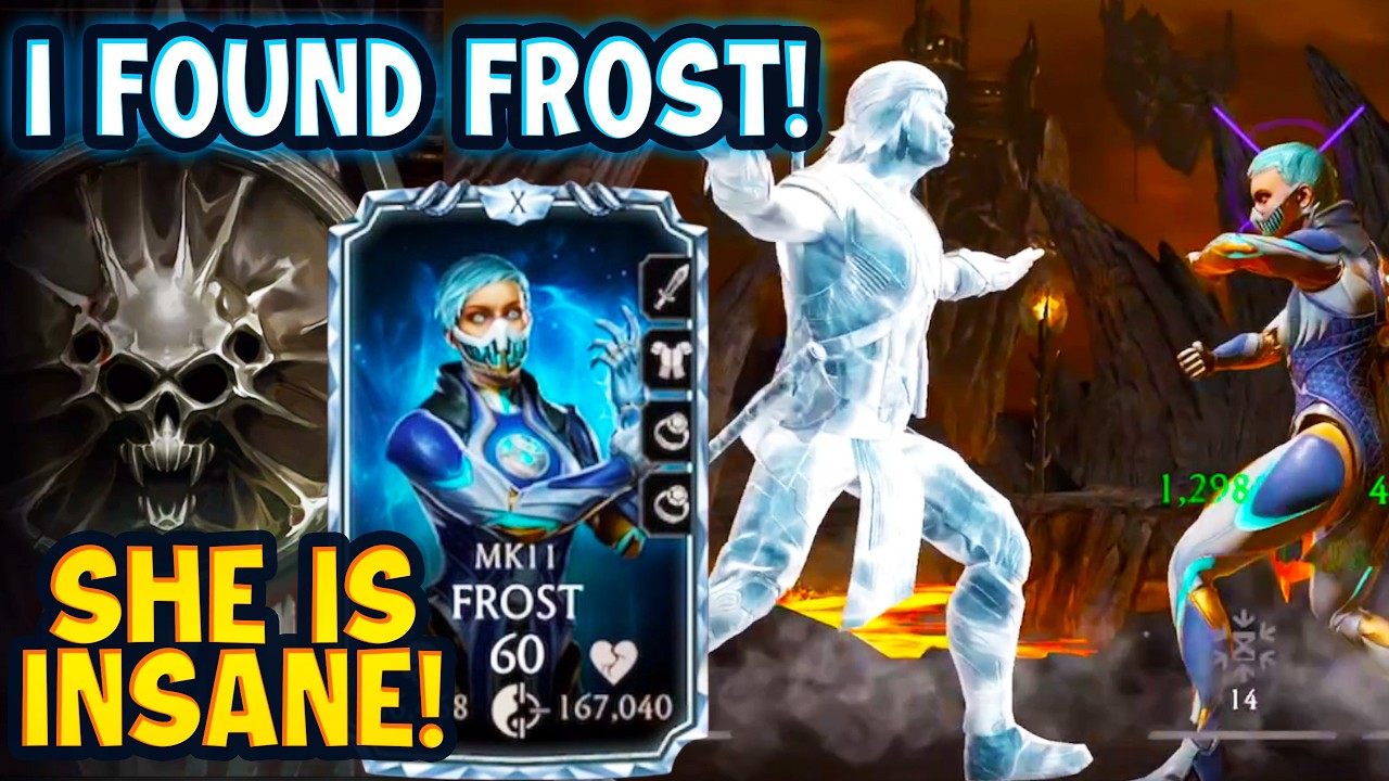 MK11 Frost is ACTUALLY INSANE! Khaotic Krypts Are AWESOME in MK Mobile!