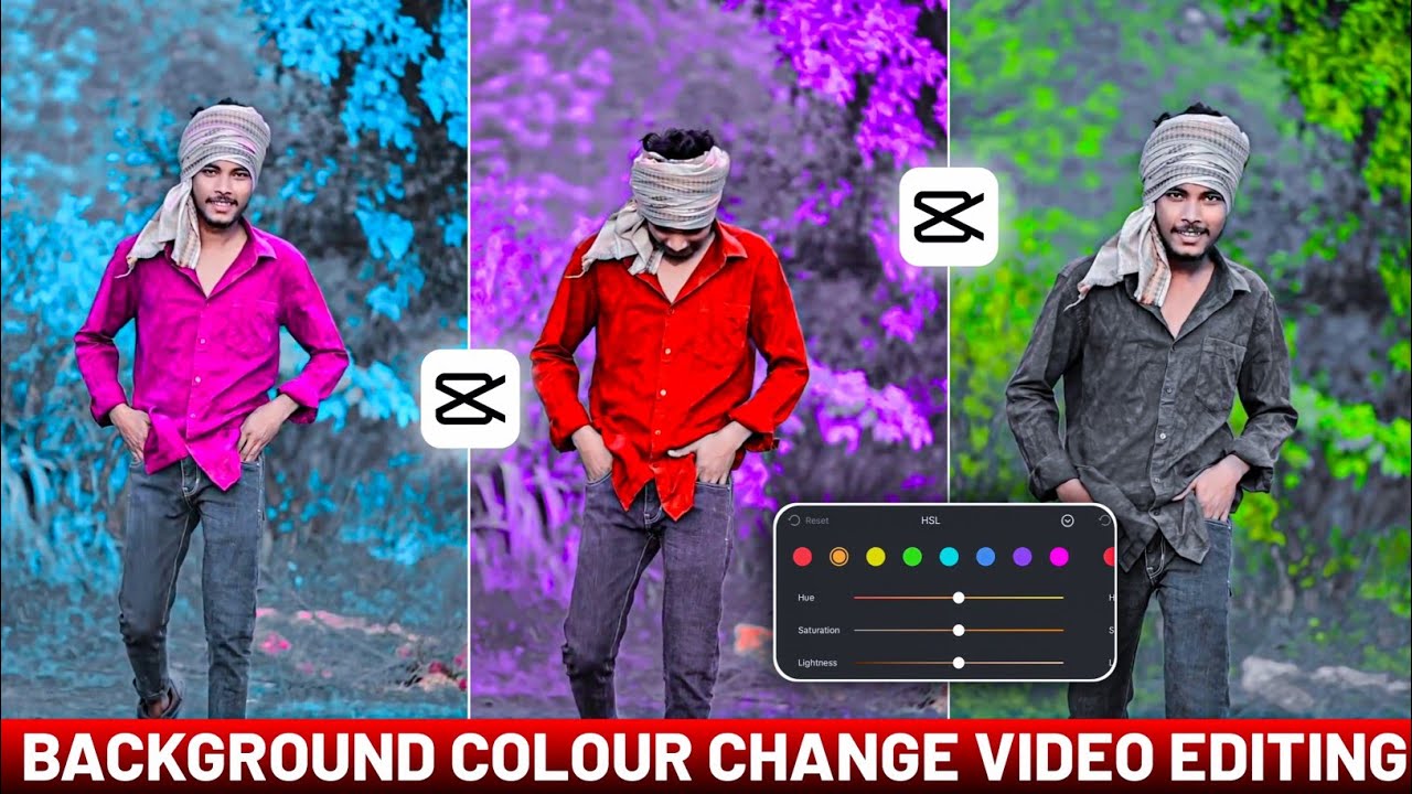 Trending Background Colour Change Video Editing In Capcut | Capcut Colour Grading Tutorial