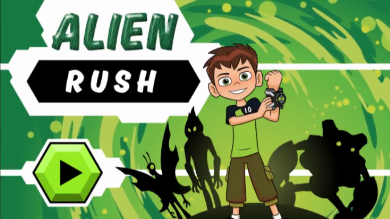 Ben10 ALIEN RUSH CARTOON NETWORK GAME