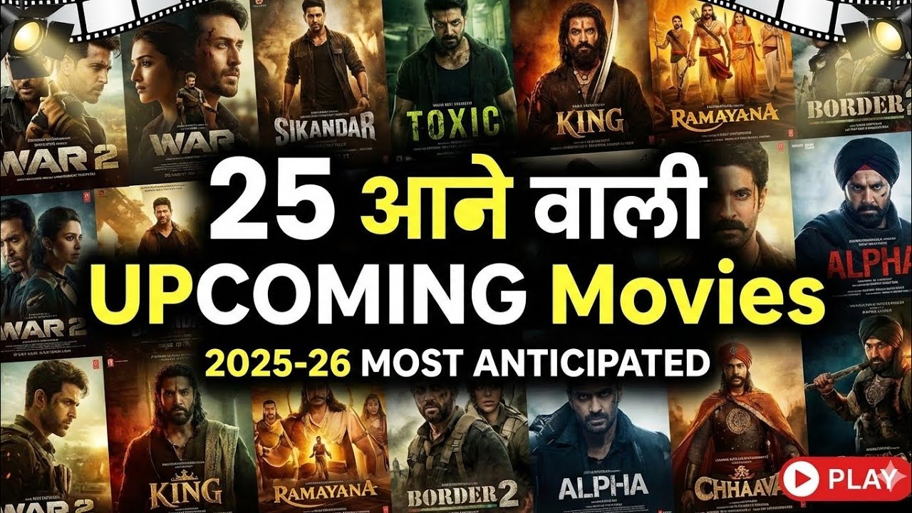 2026 में बॉक्स ऑफिस खत्म! | Top 25 Biggest Upcoming Movies 2026 🔥 | Bollywood & South Cinema