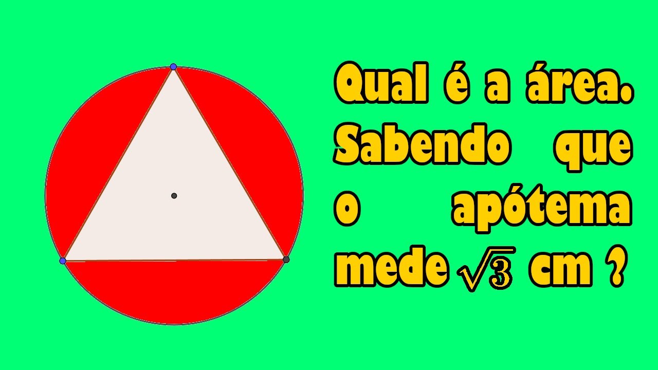 Qual a área da região sombreada? Como resolver uma questão de área? geometria plana - F.M.E  - VOL 9