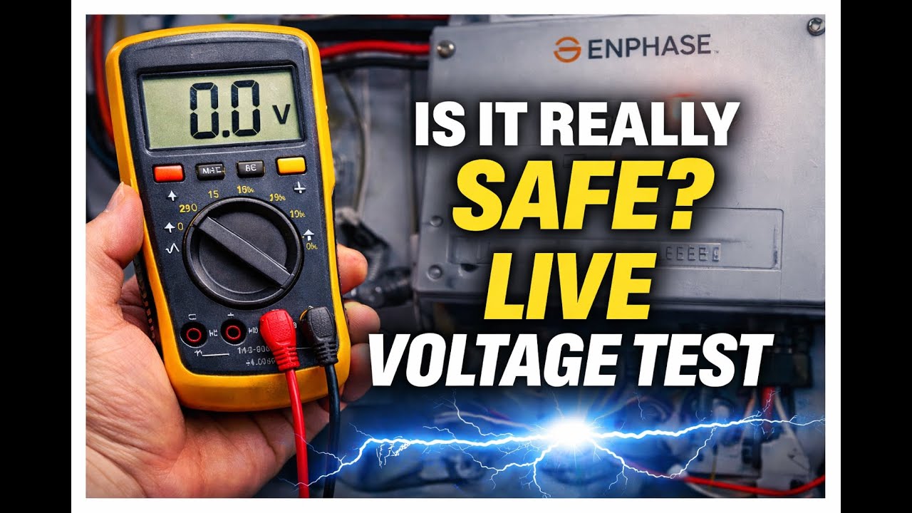 I Shut Off a Live Enphase Solar System (Rapid Shutdown Tested with a Meter)