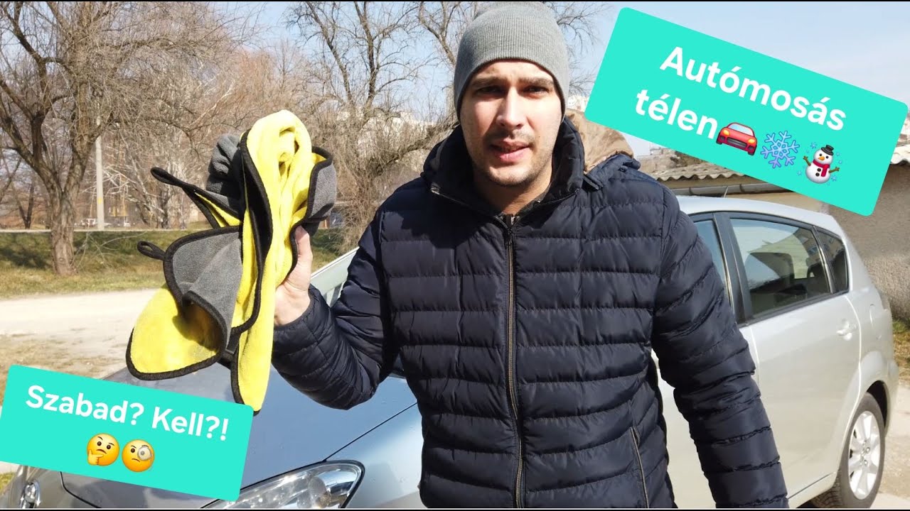 Téli autómosás / ápolás.Szabad vagy nem?❄️🚘🤔
