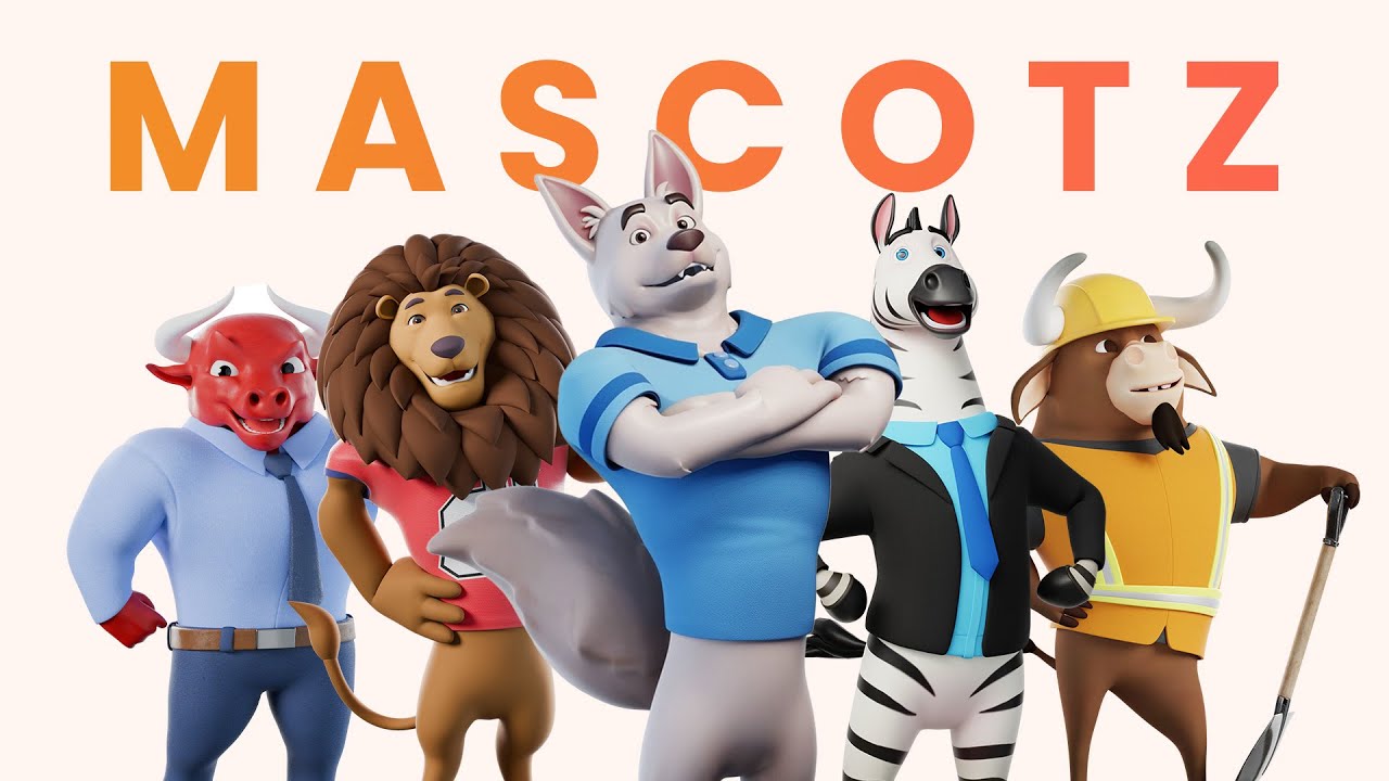 Meet These Awesome 3D Cartoon Mascots in Blender