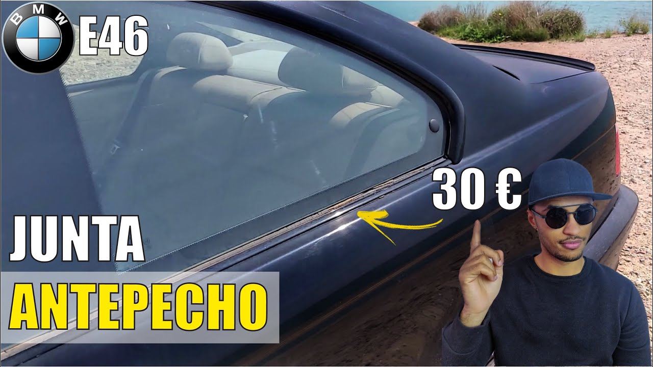 🔨C&oacute;mo REPARAR LAMELUNAS BMW E46 COUPE por 30&euro; | Paso a Paso (Shadow Line y Cromado) #09