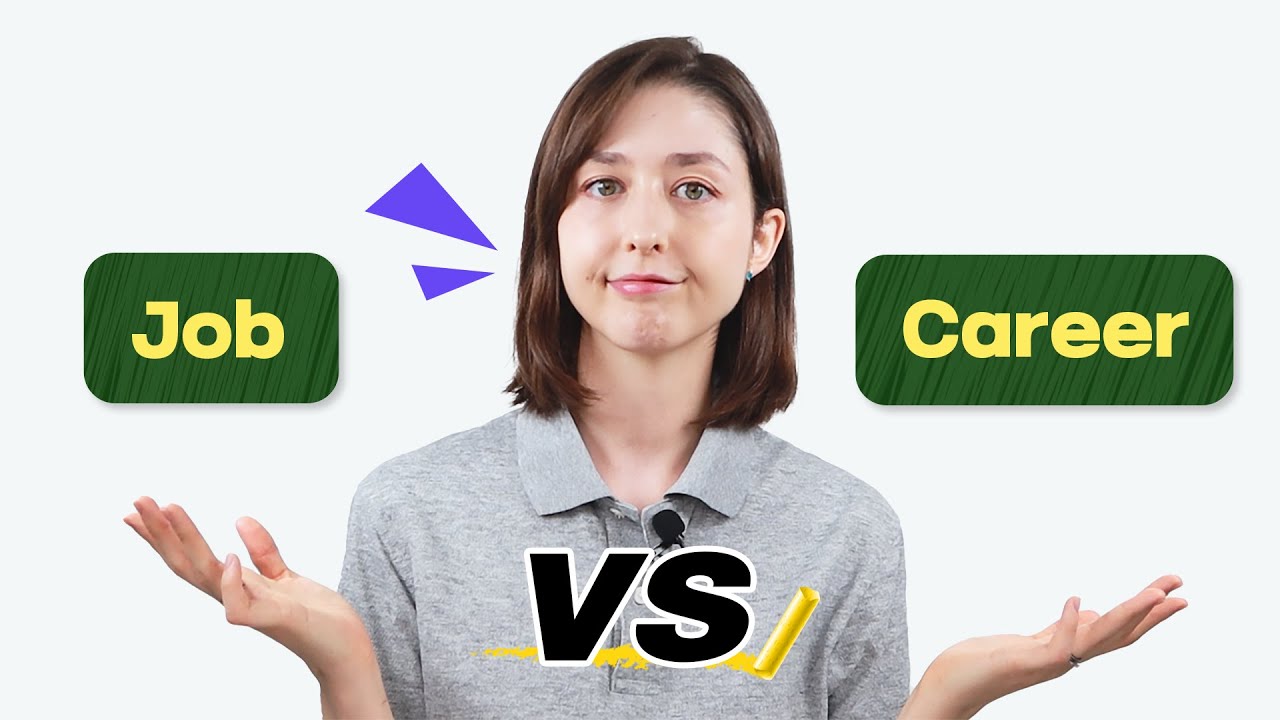 Difference between Job vs Career  |  Similar Vocabulary Comparison with Spencer