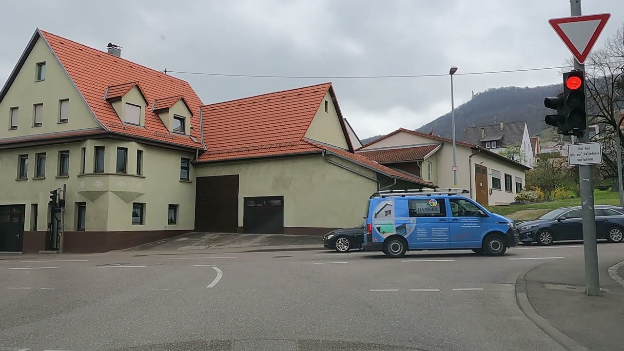 Driving NÜRTINGEN to OWEN - 🇩🇪 Germany 🇩🇪