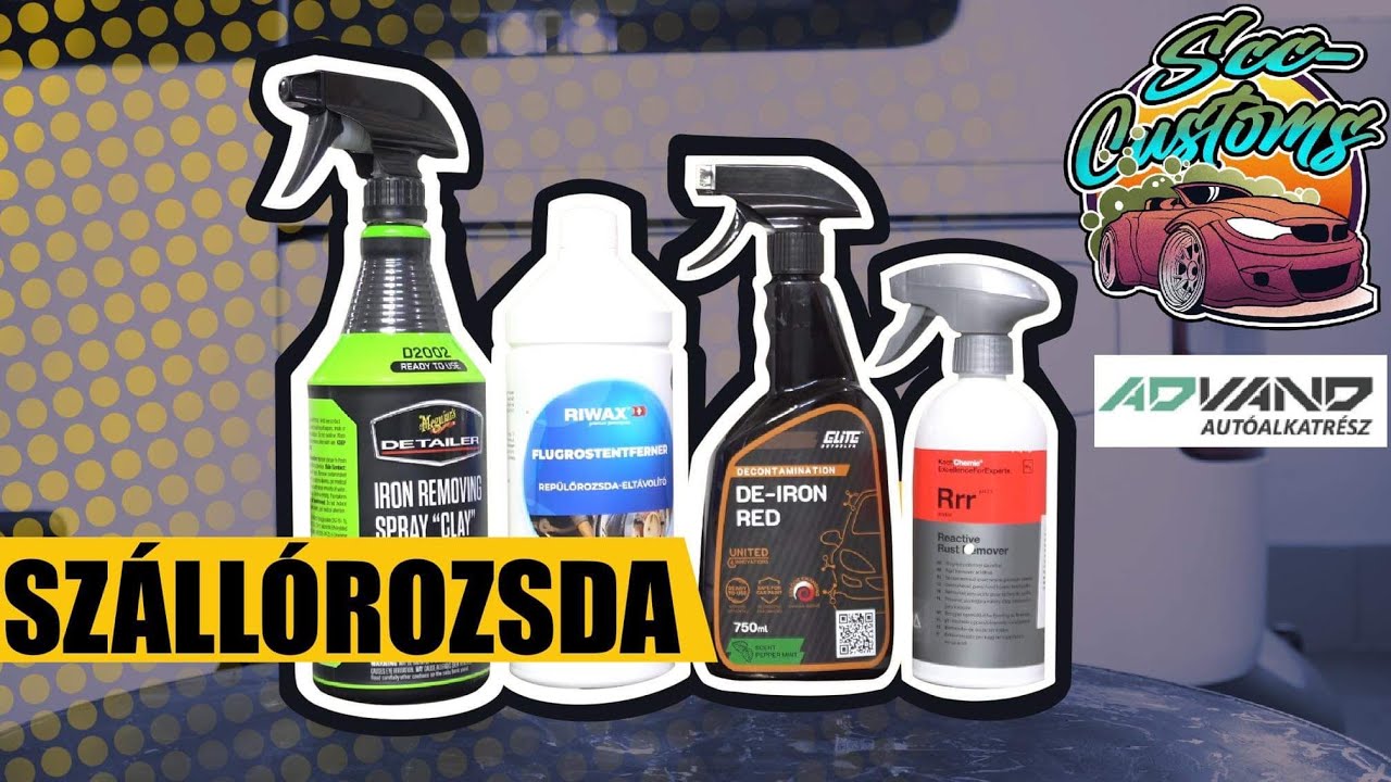 SZÁLLÓROZSDA TESZT | KOCH CHEMIE | MEQUIARS | RIWAX | ELITE | #scccustoms #szegezdiszabolcs