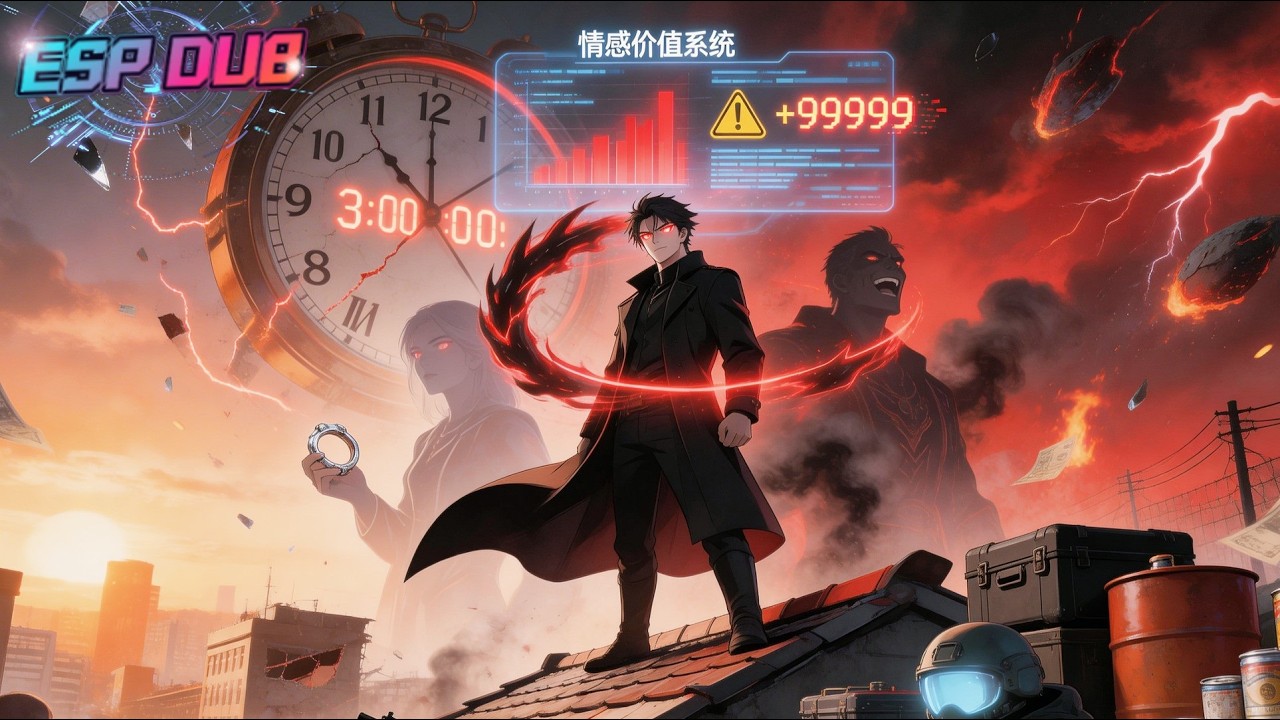 Renacido antes del apocalipsis, activo el sistema armado para mantener la paz mundial.#españa #anime