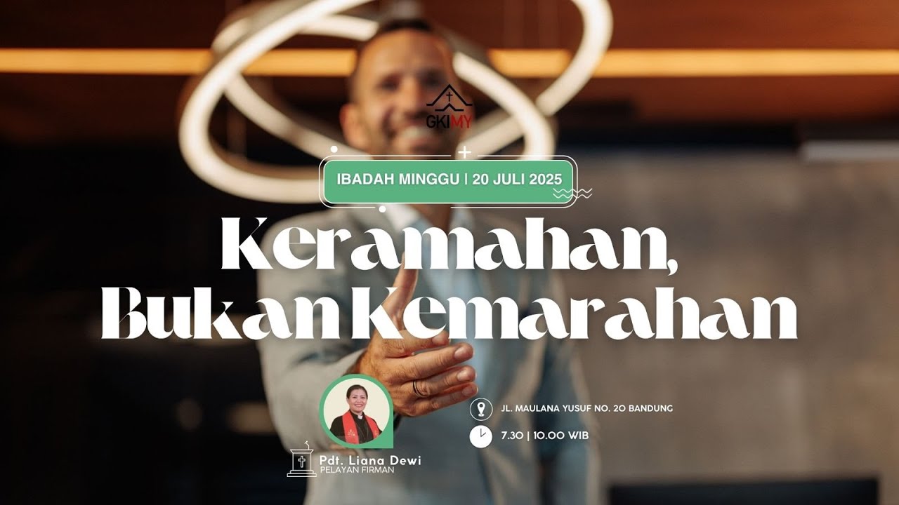 [LIVE] Ibadah Minggu 20 Juli 2025 GKI Maulana Yusuf