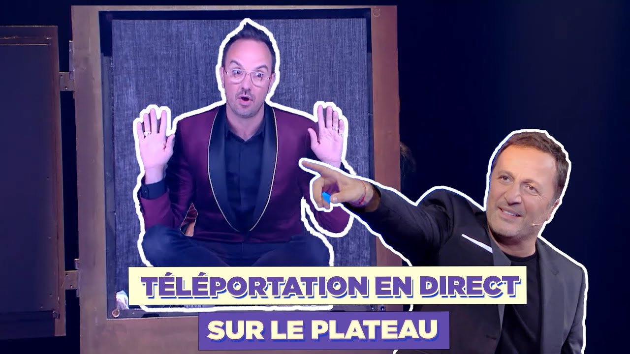 Jarry se téléporte en direct sur le plateau 🎩🌟