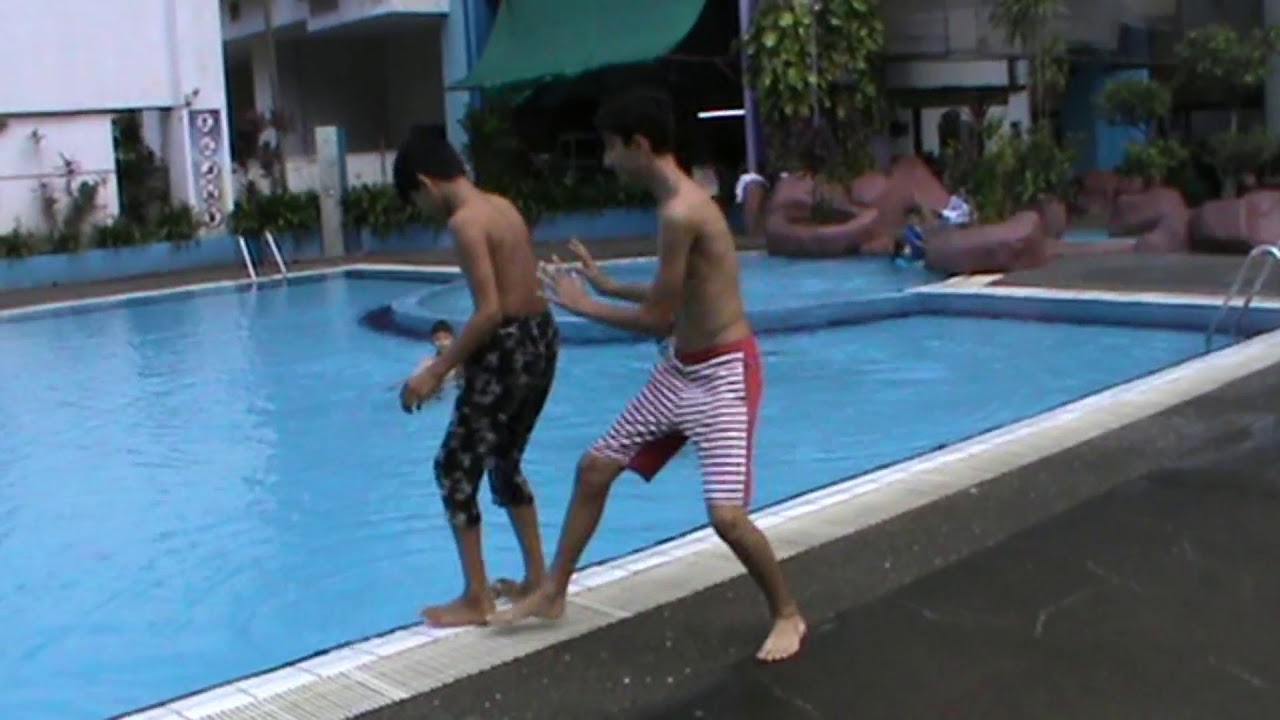 types of people in swiming pool