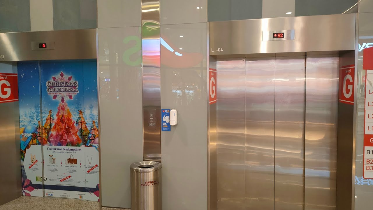 ThyssenKrupp Evolution Elevators at Sunway Velocity Mall, Cheras, Kuala Lumpur (Lift 3-4)