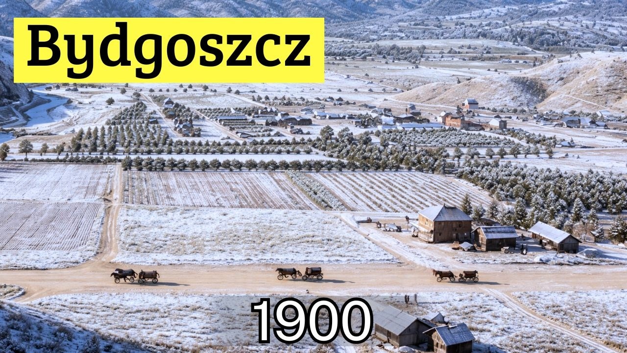 Spacer po Bydgoszczy 1900 | Rekonstrukcja AI