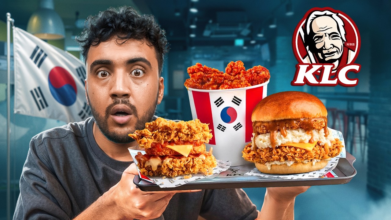 جربت أغرب الوجبات السريعة في كوريا ( تصدمت ) 😨
