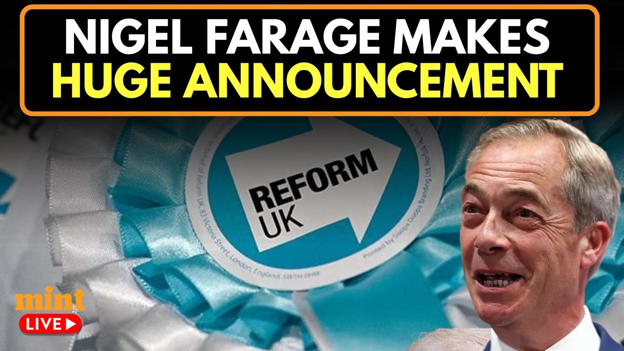 Farage Speech Live | Nigel Farage Makes Big migration announcement | Reform UK press conference
