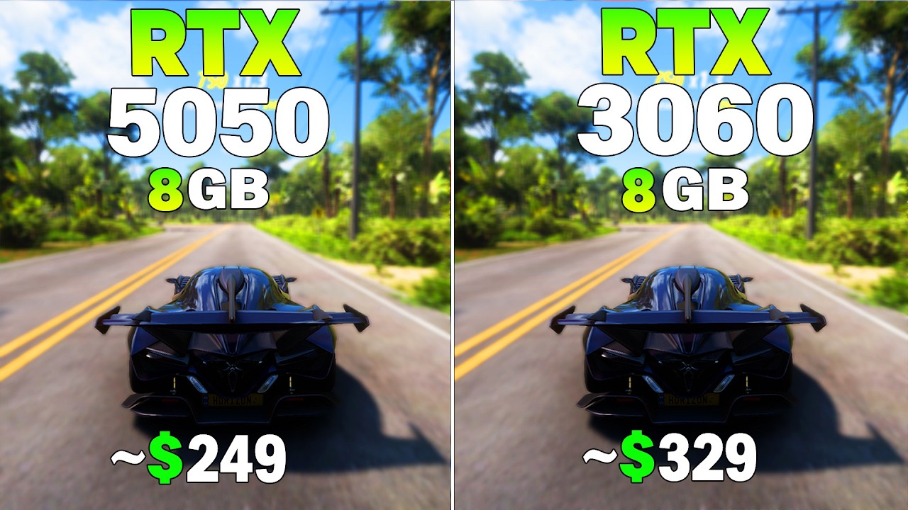 RTX 5050 vs RTX 3060 - Test in 12 Games