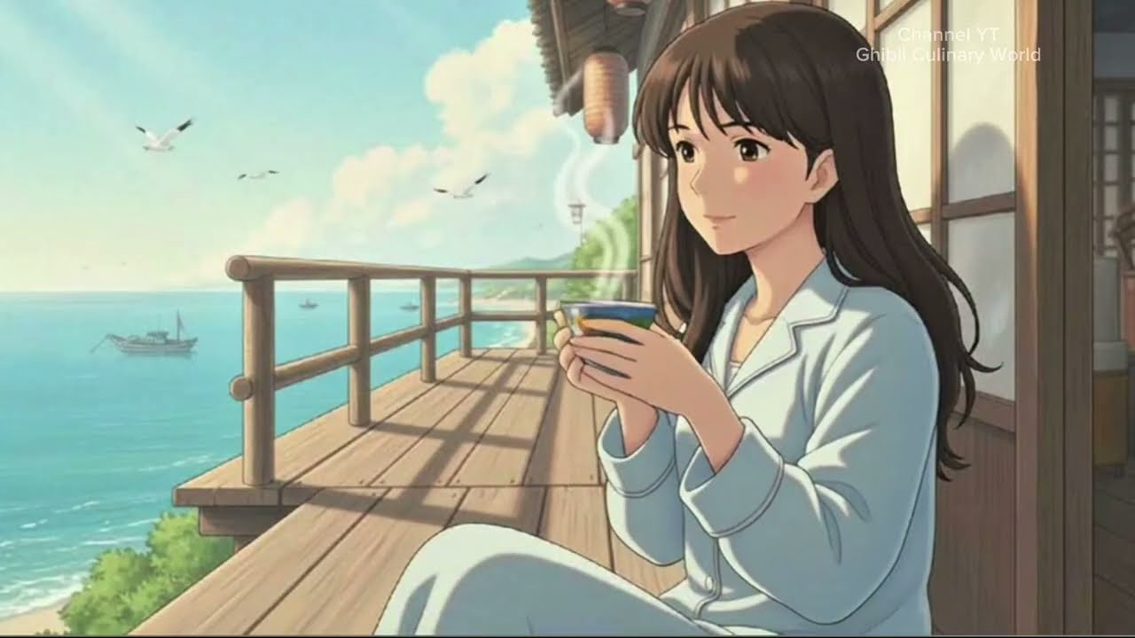 A Cozy Rainy Day in a Japanese Fishing Village 🌧️🌊 | Slow Living by the Sea 🩵🦀 #slowliving #relaxing