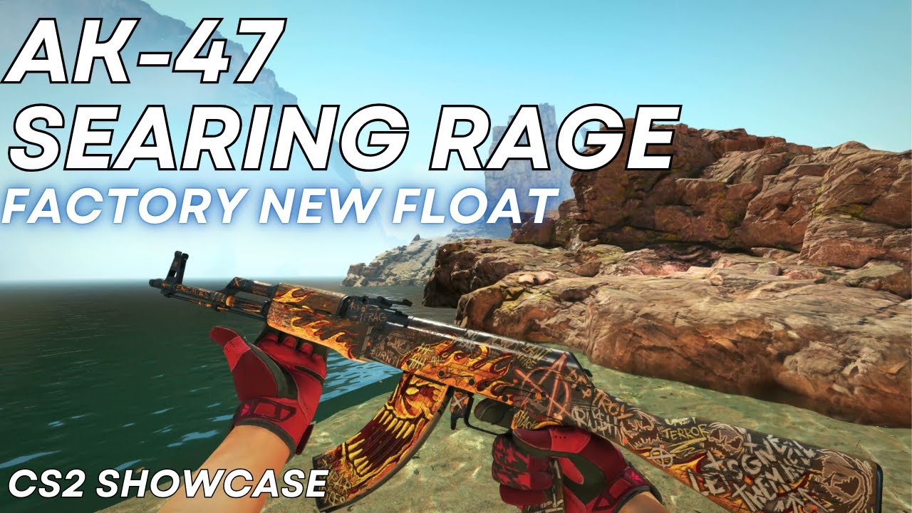 AK-47 Searing Rage  | CS2 Skin Showcase #1532