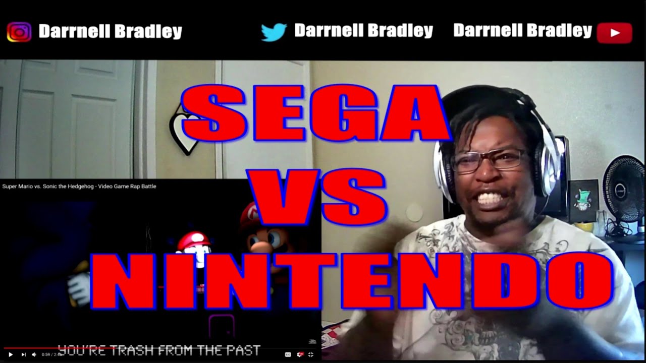 Super Mario vs. Sonic the Hedgehog - Video Game Rap Battle / DB Reaction
