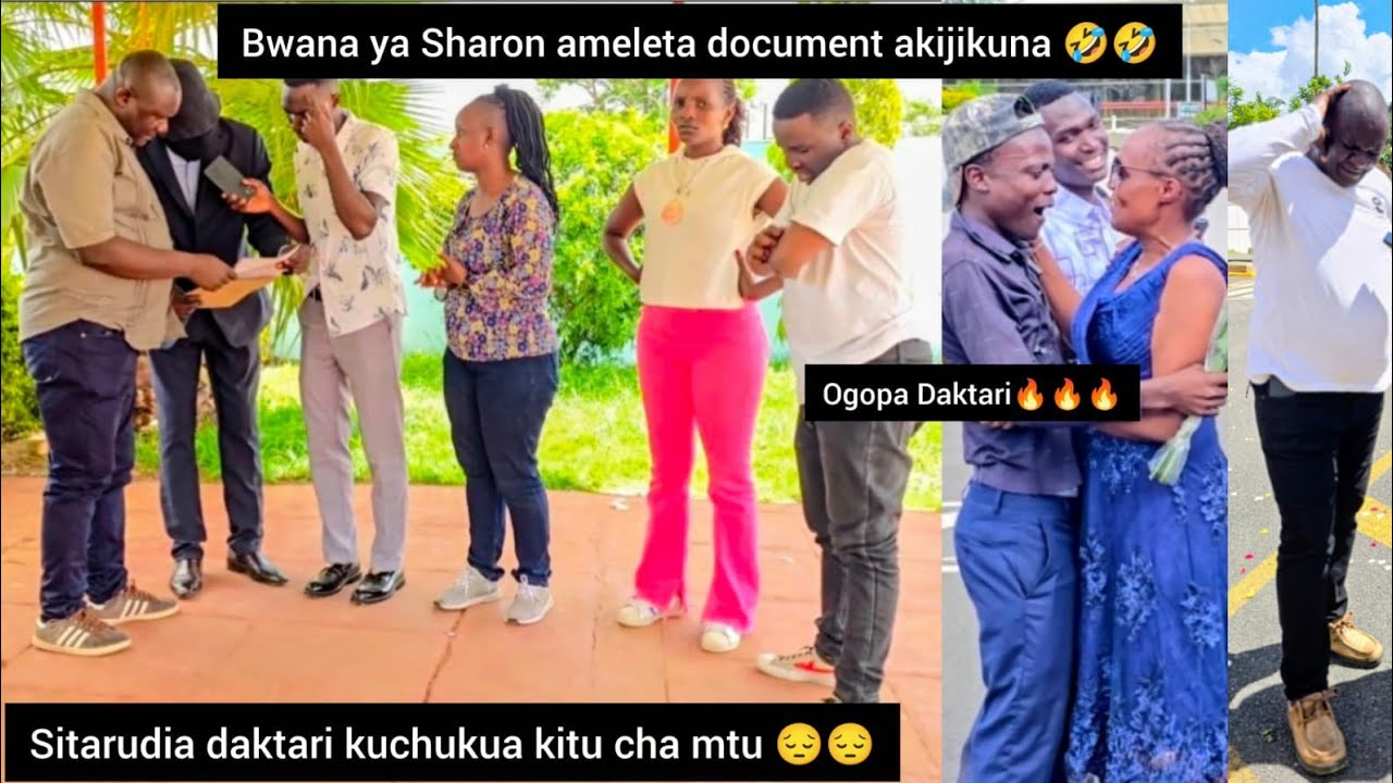 Good Job daktari🔥🔥 Bwana ya sharon ameleta document akijikuna sasawa. Atleast Baba will can smile.