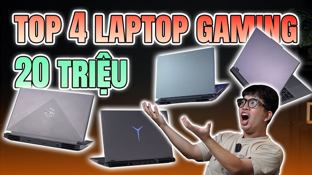 TOP 4 Laptop Gaming VUA CẤU HÌNH tầm giá 20 Triệu năm 2025