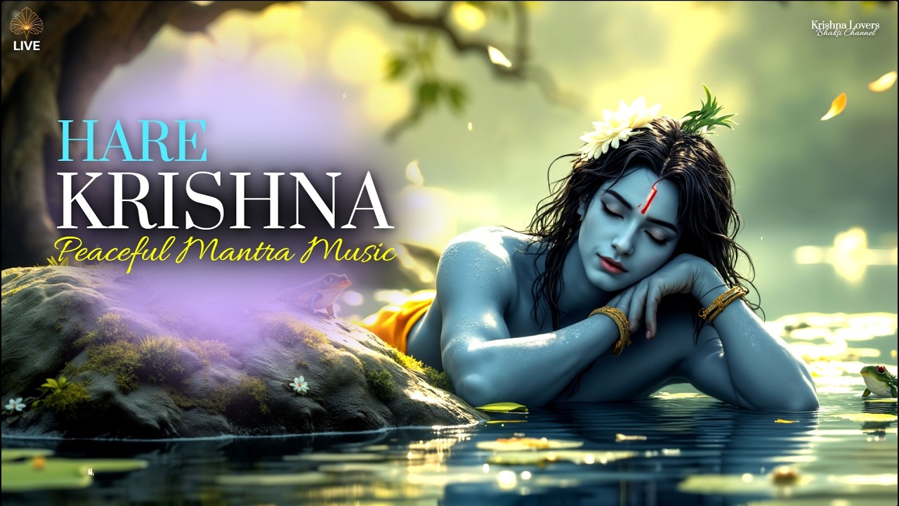 🔴 Popular Krishna Song & Bhajan (THURSDAY LIVE) | + Hare Krishna | Nonstop Peaceful Mantra Music