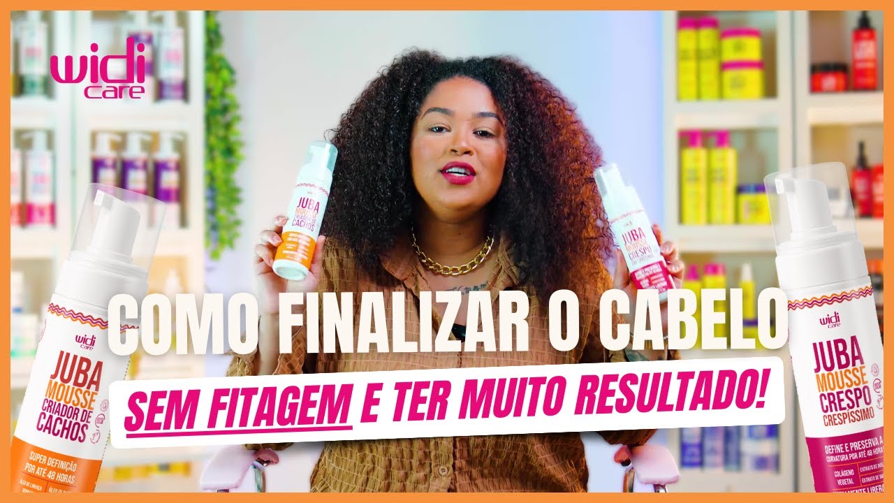 Finalizei meu cabelo com Juba Mousse em 5 minutos e esse é o resultado! ✨