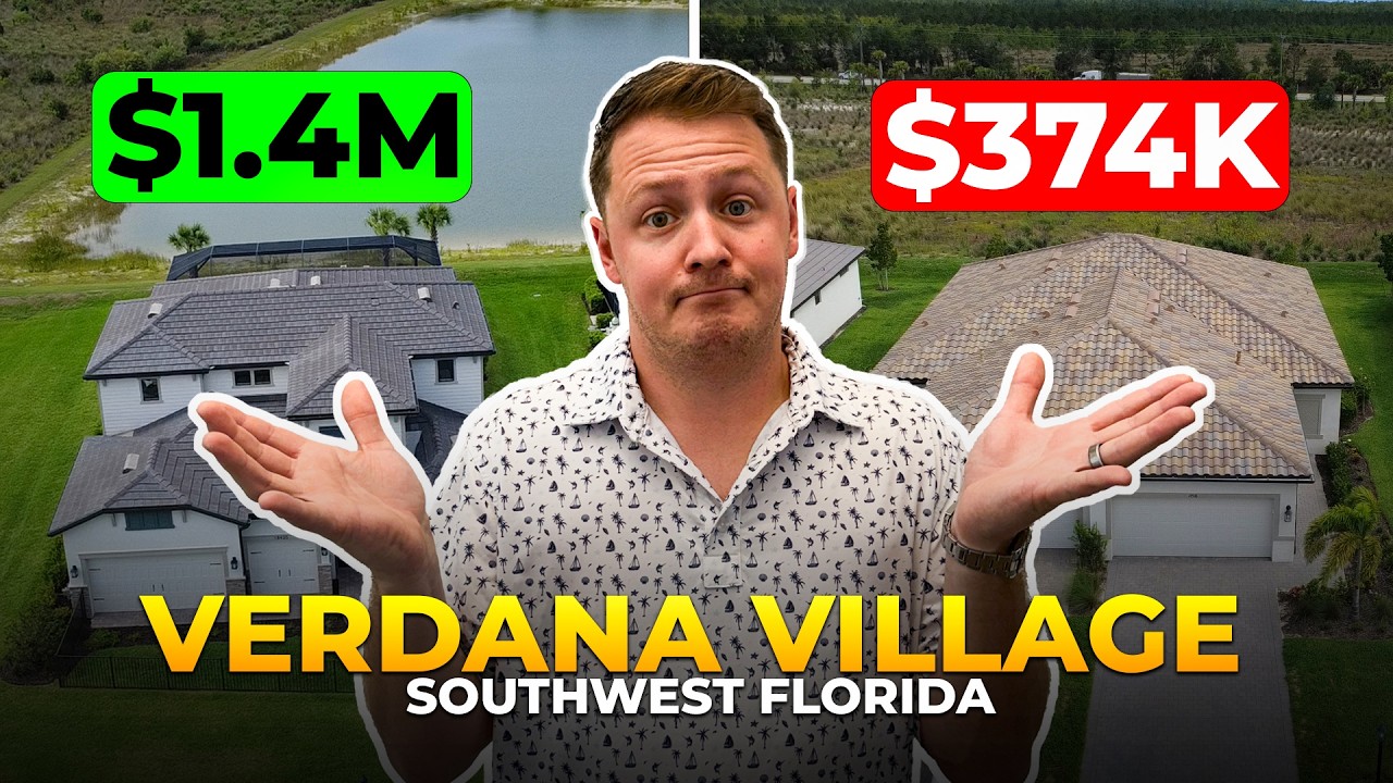 Inside Verdana Village: 4 Homes From $374K to $1.4M in Estero FL