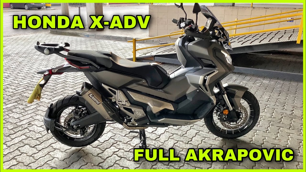 APRESENTANDO A HONDA X-ADV 750 FULL AKRAPOVIC #HONDA #XADV #AKRAPOVIC