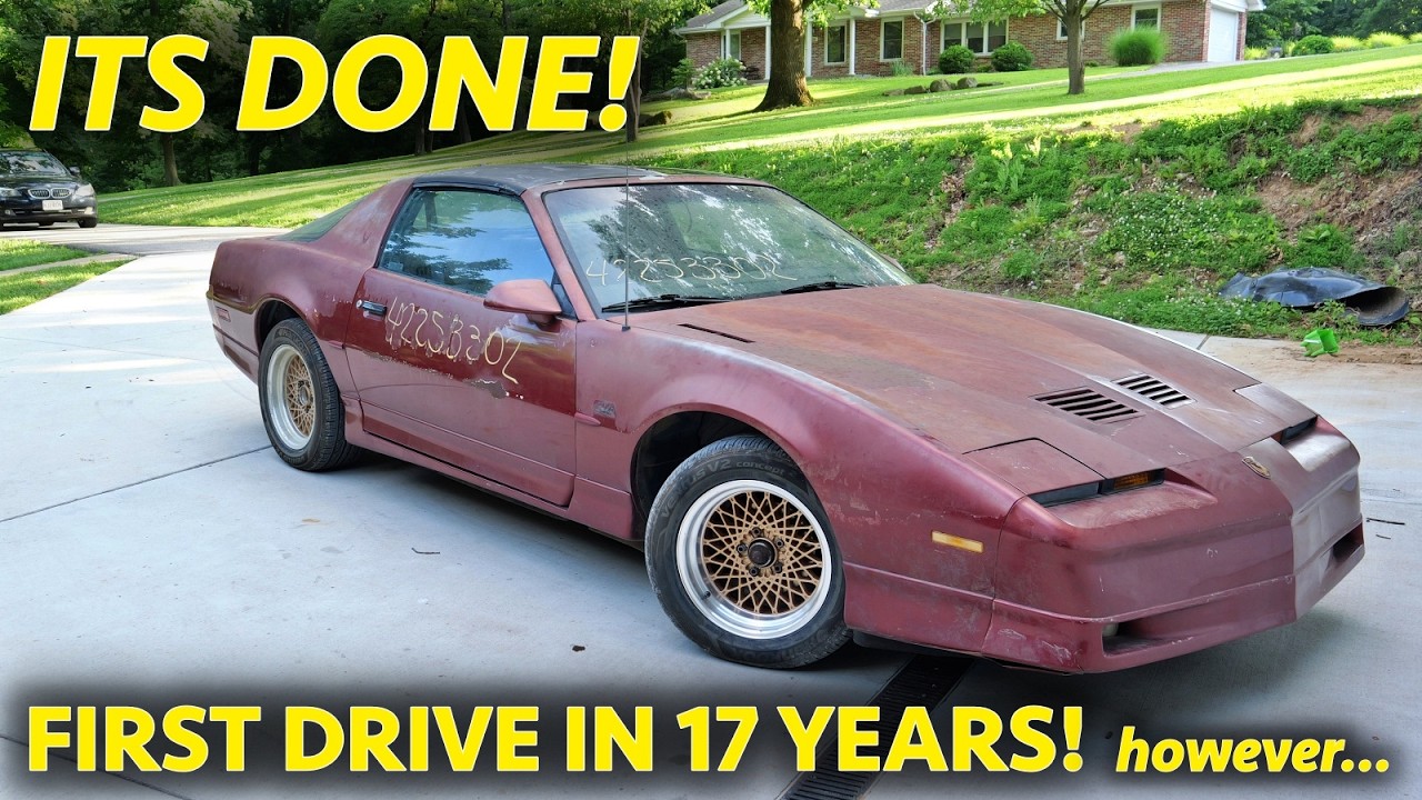 Возрождение и езда на Trans Am GTA 1989 года! Готово! Первая поездка за 17 лет! И... он сломан!