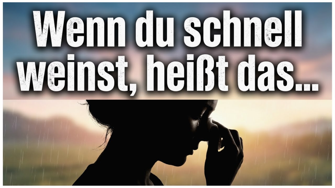 Die Psychologie von Menschen, die leicht weinen (Es ist keine Schwäche)